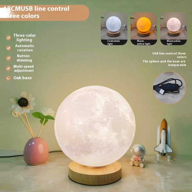 Rotating Moon Lamp